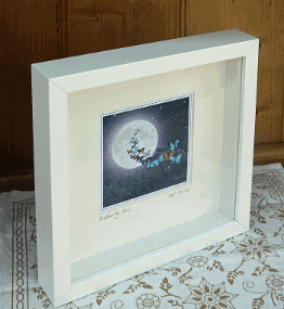 Butterfly Moon photo of framed picture