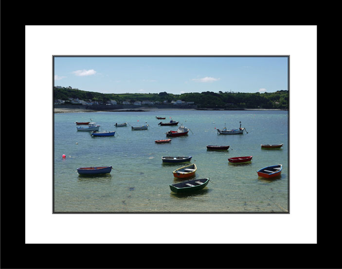 Guernsey boats black frame